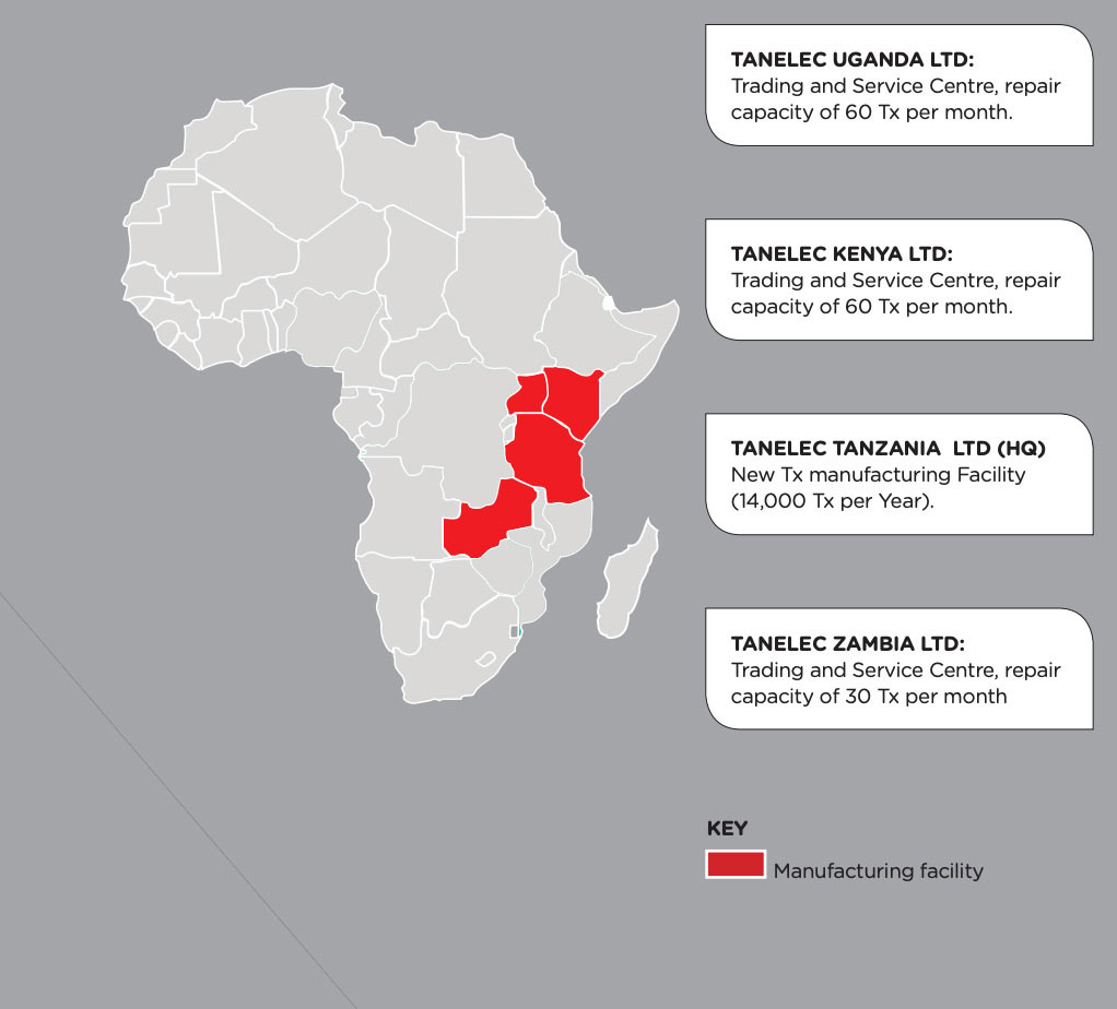 Tanelec Map